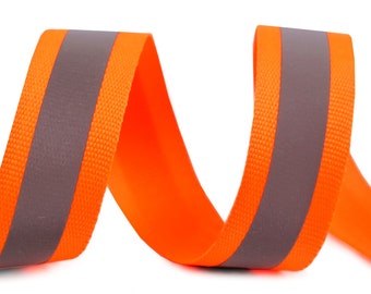 1.50 m reflective tape EUR 1.00/meter, orange reflector tape width 20 mm, sold by the meter