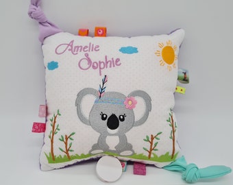 Spieluhr * Koala * Spieluhr Baby * Spieluhr mit Wunschmelodie * Kissen personalisiert * Geschenk zur Geburt * Kissen mit Namen * Koalas