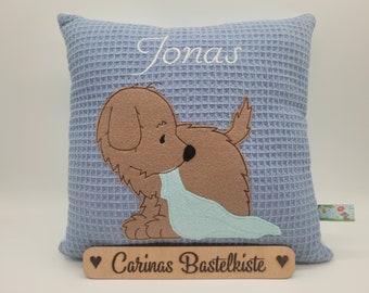 Birth pillow * Name pillow * Personalized pillow * Gift for birth * Pillow with name * Pillow children * Baby pillow * Pillow dog
