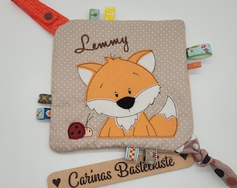 Crinkle cloth * Fox * Cuddly blanket