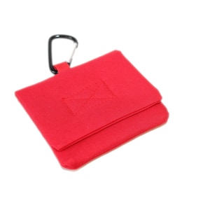 Tasche für Traubenzucker, Notfall-BE, zum Anstecken, mit Gürtelschlaufe und Karabiner