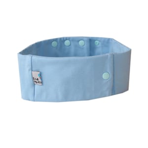 Sports band, for insulin pump, pump bag, belly band, plain, light blue, insulin pump bag, insulin pump band