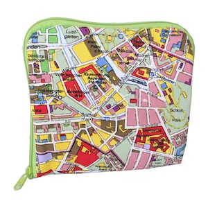 Diabetic bag, diabetes type 1, measuring bag, diabetes bag, accessory bag, emergency bag, Berlin city map