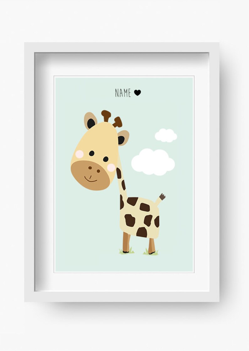 Miss Bella Nursery print, Nursery Decor, Kids Room Decor, Children Wall Art, Nursery Girls, Nursery Boys image 2