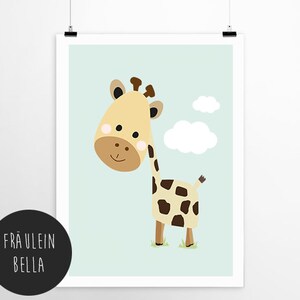 Miss Bella Nursery print, Nursery Decor, Kids Room Decor, Children Wall Art, Nursery Girls, Nursery Boys zdjęcie 4