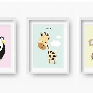 Miss Bella Nursery print, Nursery Decor, Kids Room Decor, Children Wall Art, Nursery Girls, Nursery Boys zdjęcie 3