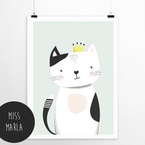 Miss Marla Nursery print, Nursery Decor, Kids Room Decor, Children Wall Art, Nursery Girls, Nursery Boys image 4