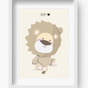 Images Chambre denfant Affiche Leo Lion image 2