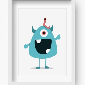 Bilder Kinderzimmer Poster Kinderbild Monster Spooko Bild 2