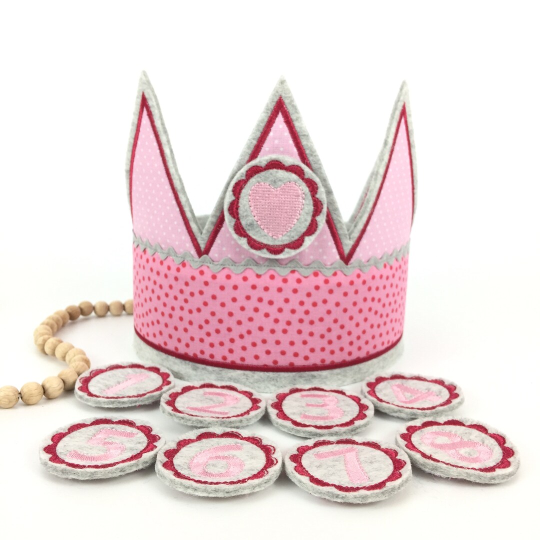 Crown, Crown With Name, Crown With Numbers, Birthday Crown, Birthday