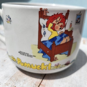 XL Vintage Pumuckl Porcelain Mug