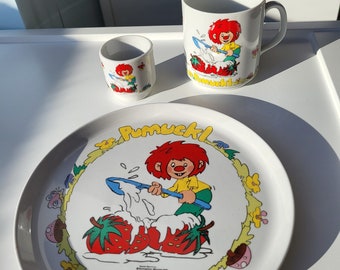 Vintage Pumuckl Frühstücksset