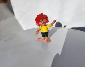 small vintage Pumuckl figure, hard plastic