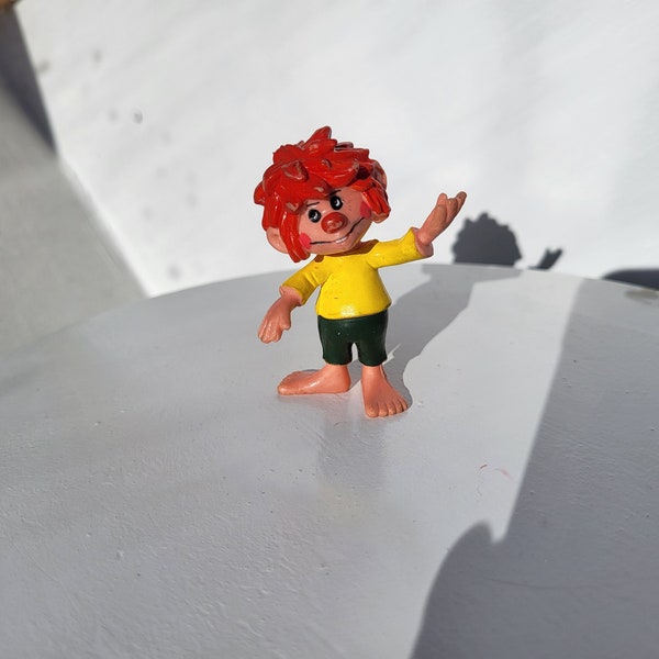 kleiner Vintage Pumuckl Figur, Hartplastik