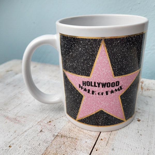 Walk of Fame Hollywood Tasse, vintage