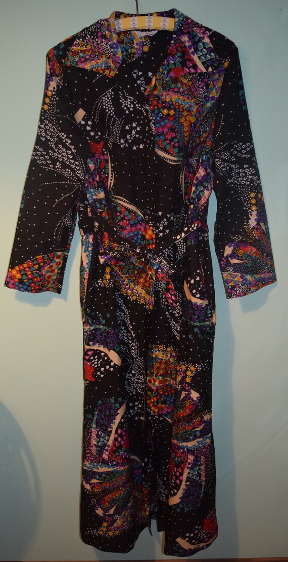 floor-length vintage sixties dress