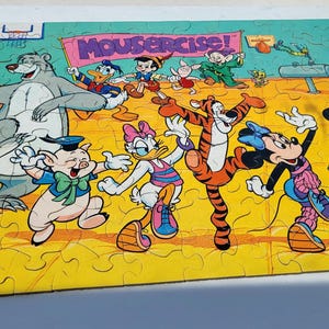 Rompecabezas vintage de Disney de Mousercise