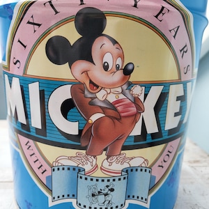 Disney Mickey Mouse trash can vintage