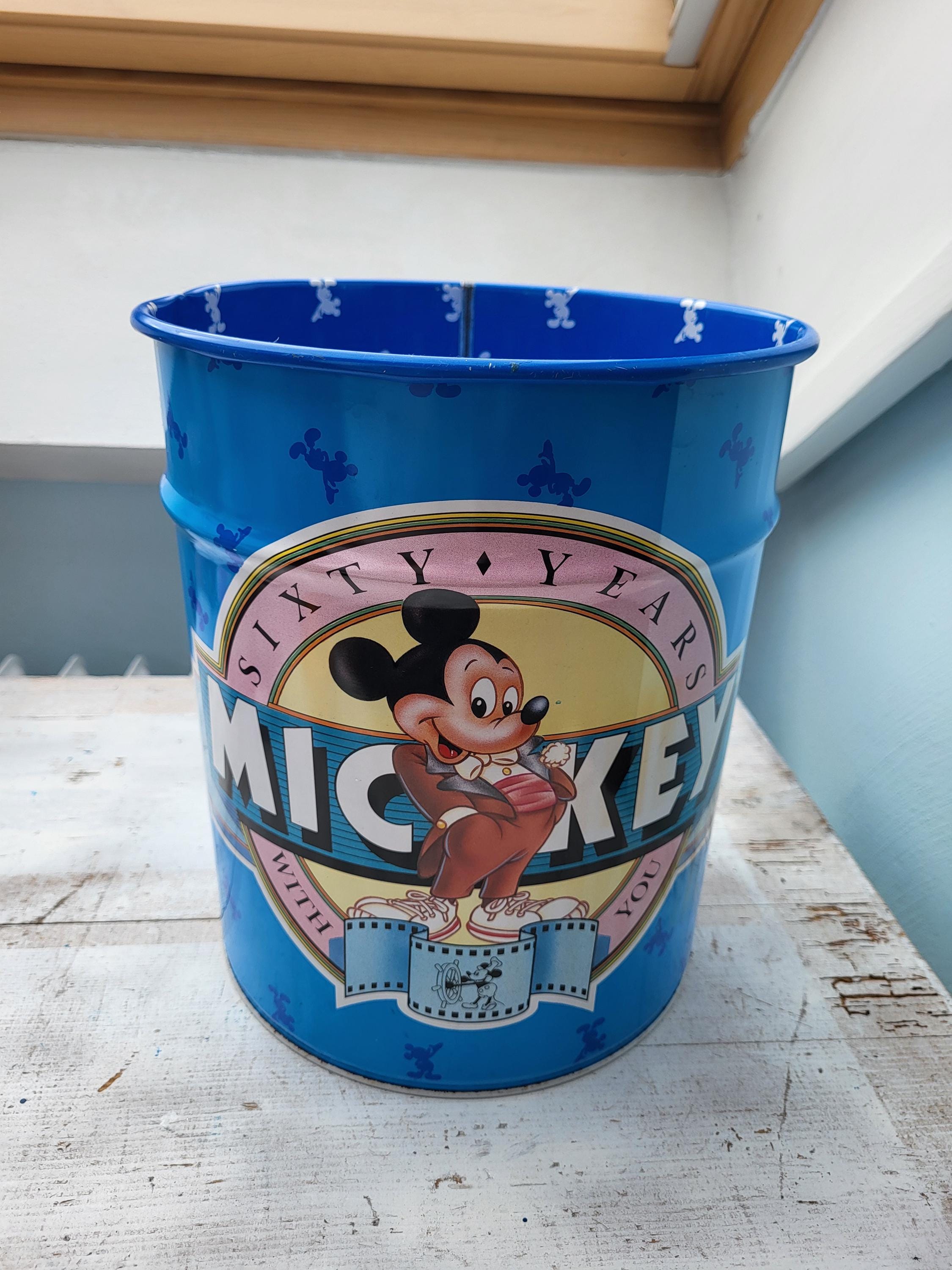 Disney Mickey Mouse Trash Can Vintage - Etsy