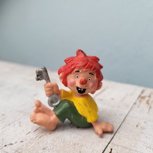 klein vintage Pumuckl figuurtje, sleutel