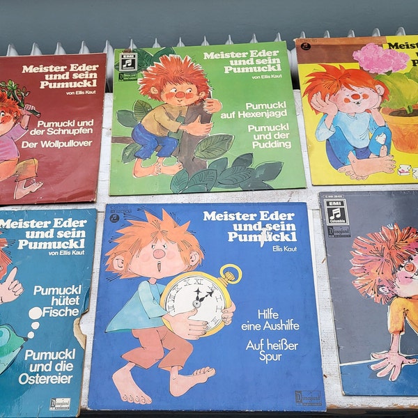 Vintage Pumuckl Schallplatte, verschiedene