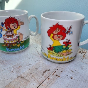 Vintage Pumuckl Porzellan Tasse, verschiedene Motive Bild 1