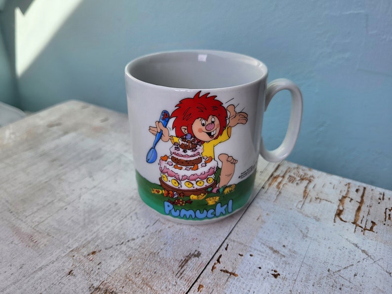 Vintage Pumuckl Porzellan Tasse, verschiedene Motive Bild 8