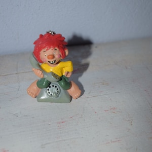 Vintage Pumuckl sleutelhanger, telefoon