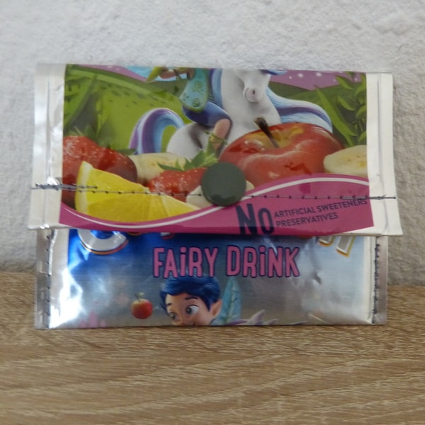 Geldbeutel aus Getränkepacks "Pink"Nr.2