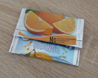 Geldbeutel aus Getränkepacks "Orange"