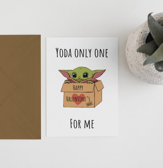 Happy Valentines Yoda Only One Baby Yoda Meme Card Cute Etsy Happy Valentines Yoda Only One Baby Yoda Meme Card Cute Etsy