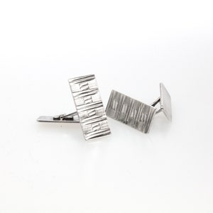 Silver vintage cufflinks, Sterling silver cufflinks, original silver cufflinks
