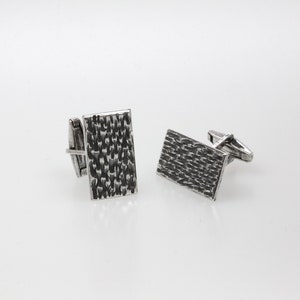 Silver vintage cufflinks,  Sterling silver cufflinks, original silver cufflinks