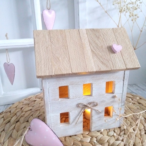 Holzhäuser deko Etsy.de