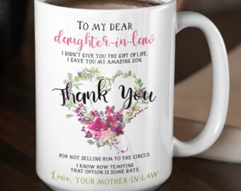 greatest daughter in law mug