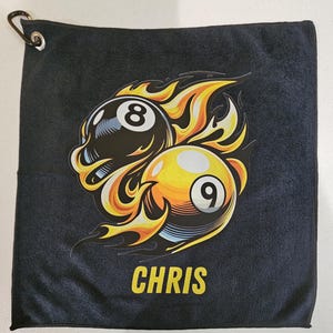 Pool Player Gift Pool Player Towel Pool Balls Gift Billiard Balls Gift Billiards Gift Billiards Pool Accessories 8 Ball Pool Billiards Gift