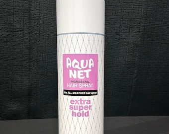 Aqua Net Hairspray Tumbler: 80s Retro Hairdresser Gift