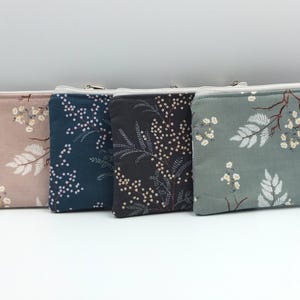 Mini Tasche Geldbeutel * Zweige * für Geld, Karten, Erste Hilfe, Schminke, Geldbörse, Portemonnaie, Schminktasche , kleine Tasche,
