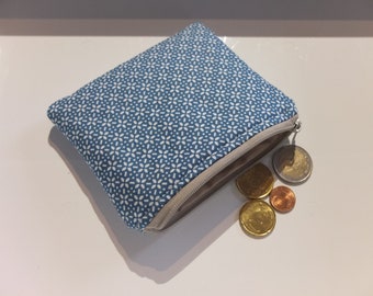 Mini Tasche Geldbeutel * Blümchen * für Geld, Karten, Erste Hilfe, Schminke, Geldbörse, Portemonnaie, Schminktasche , kleine Tasche,