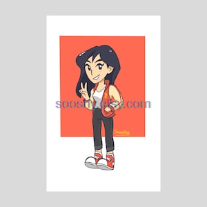 Casual Wear Mulan Art Print