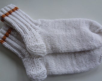 Children's knitted socks, hand-knitted with love, sole length of approx. 17 cm