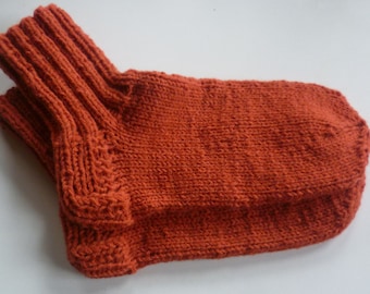 Children's knitted socks, hand-knitted with love, sole length of approx. 16 cm