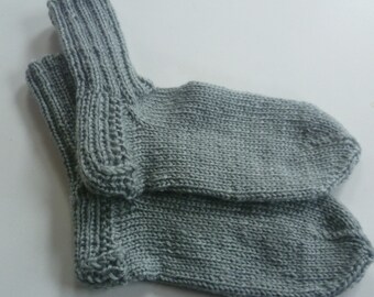 Children's knitted socks, hand-knitted with love, sole length of approx. 18 cm