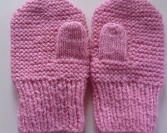 Mit liebe handgestrickte Baby Handschuhe