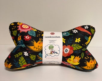 Blumen / Leseknochen / Lesekissen / Relaxkissen / Entspannung / Rückenstütze / Hygge / Nackenkissen / Kinder / Unikat / mini / groß