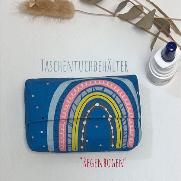 Taschentuchfresser / Taschentuchbehälter / Unterwegs / nachhaltig / Tatüta / Stofftasche für Papiertaschentücher / geräuschlos auspacken