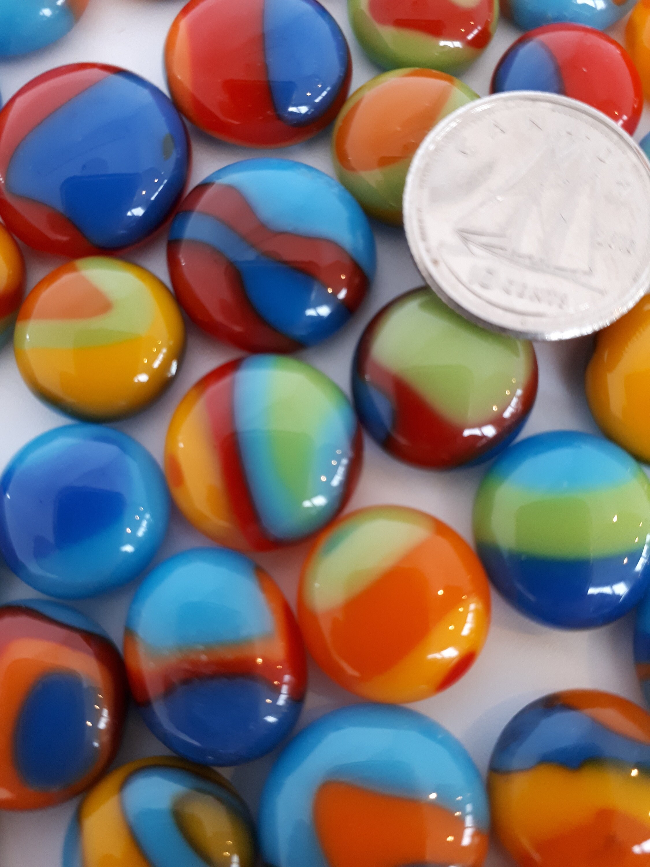 Happy Dots Fusible Glass Dots COE 96 Etsy