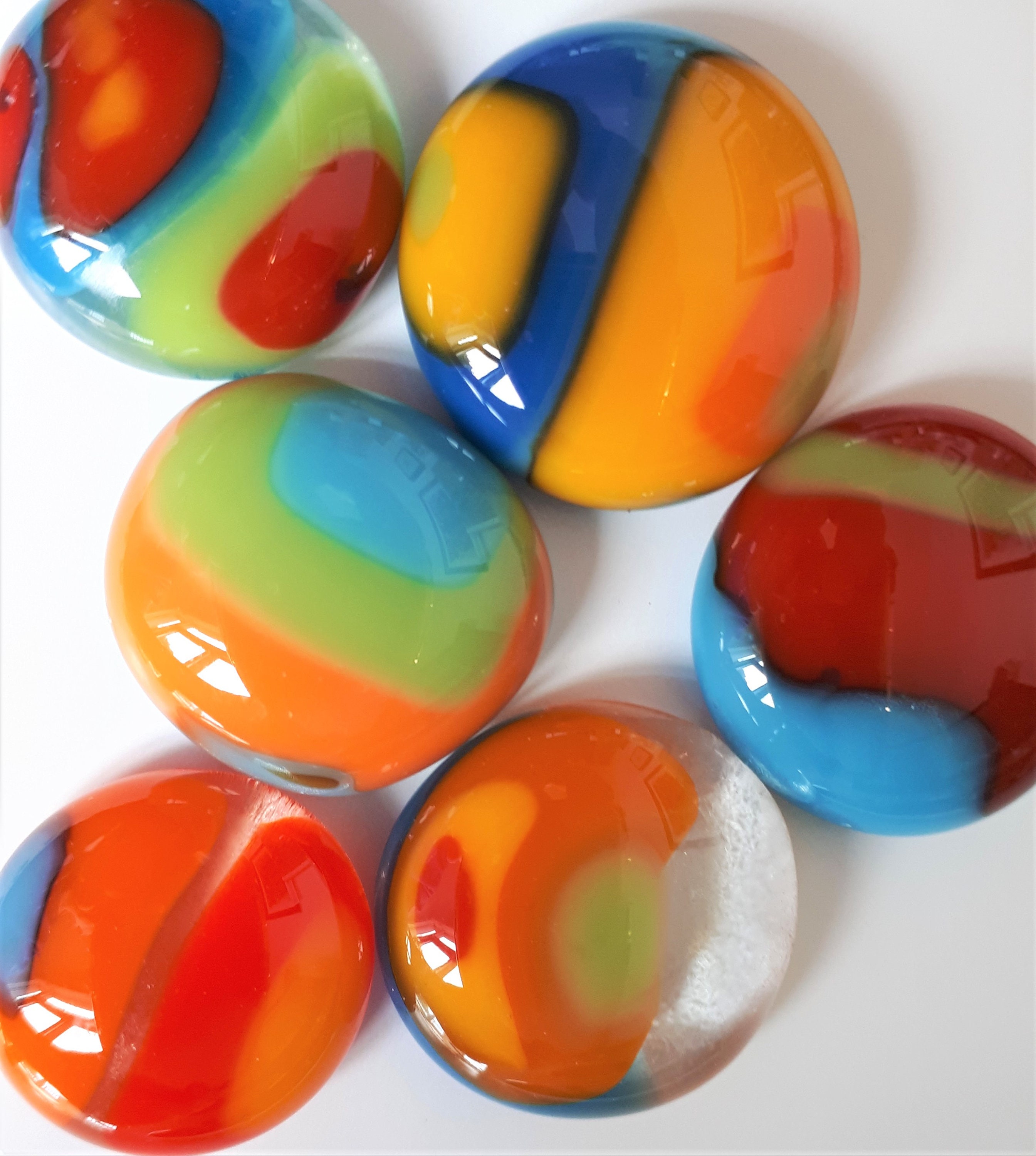 Happy Dots Fusible Glass Dots COE 96 Etsy