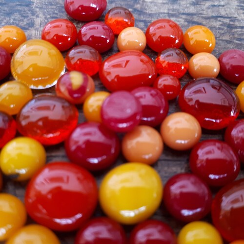 Happy Dots Fusible Glass Dots COE 96 Etsy