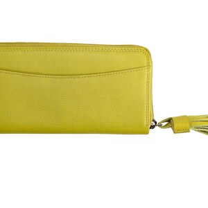 Geldbörse Damen Geldbeutel Leder Großes Portemonnaie Brieftasche Clutch (500)